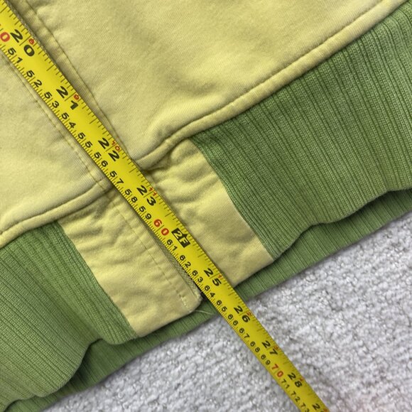 Y2K 00s Oakley Full Zip Sweatshirt Women’s Sz S Yellow / Green VTG Retro Read - Picture 9 of 16